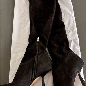 Jimmy Choo Black Over the Knee Boots